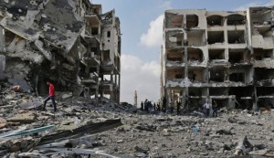 case distrutte in Palestina