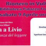 Invito fronte Lettera a Livio